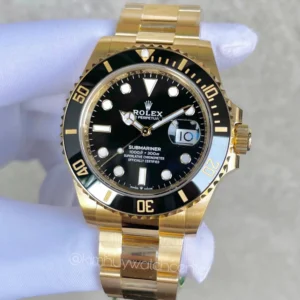 Submariner Black Dial Yellow Gold Ceramic Bezel