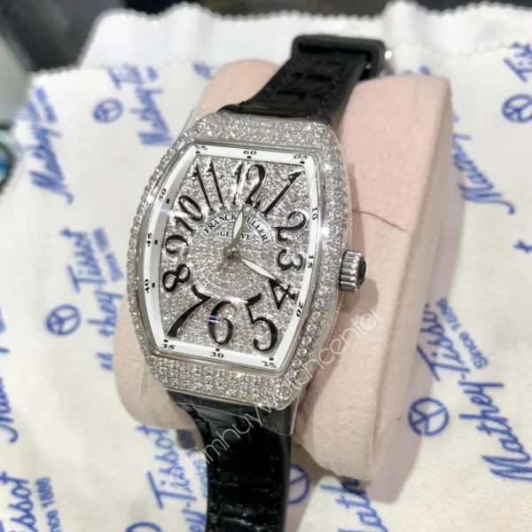 Franck Muller V32 Stainless Steel Diamonds Case and Dial - Image 3