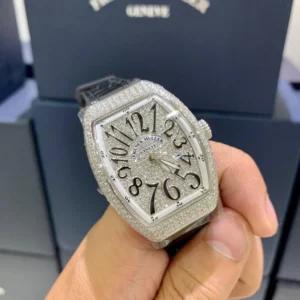 Franck Muller V32 Stainless Steel Diamonds Case and Dial