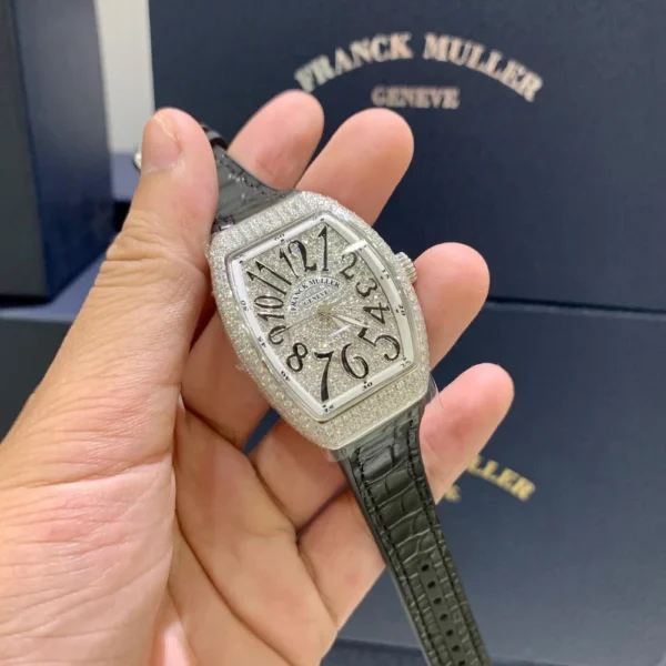 Franck Muller V32 Stainless Steel Diamonds Case and Dial - Image 2
