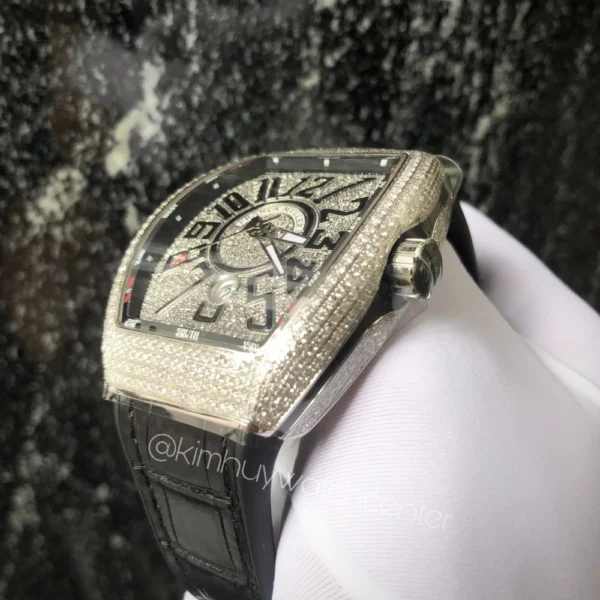 Franck Muller Vanguard V45 Diamond Case and Pave Dial Edition - Image 2