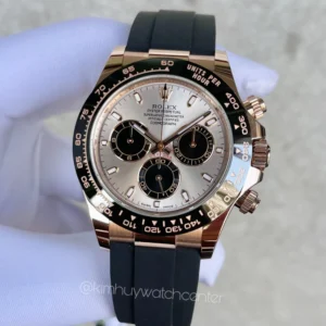 Daytona Rose Gold Sundust Dial Ceramic Bezel