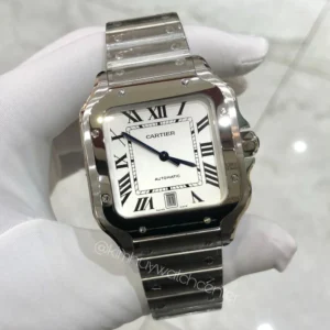 Cartier de Santos White Dial