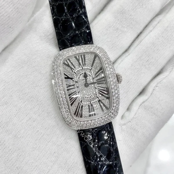 Franck Muller Gallet White Gold Diamond Dial and Case - Image 2