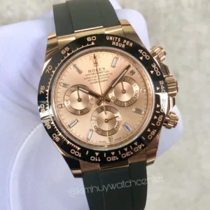 Daytona Oysterflex Pink Baguette Dial Everose Gold