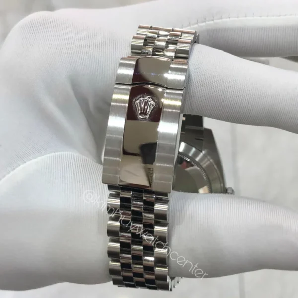 Rolex DATEJUST II Blue Dial Solid Bezel Jubilee Bracelet - Image 3
