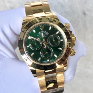 Daytona 116508 Yellow Gold Green Dial