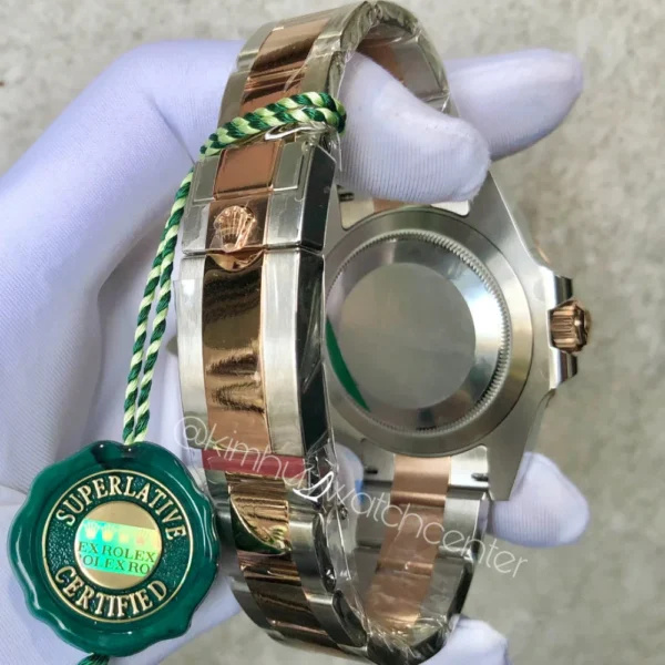 GMT-Master II Two Tone Rose Gold Steel Rootbeer - Image 2
