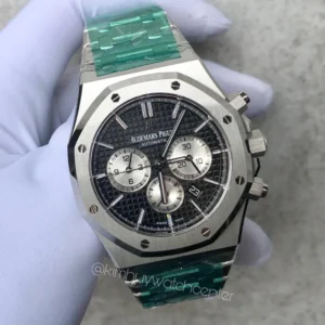 Audemar Piguet Royal Oak Chrono Black Dial White Index