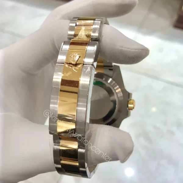 Rolex SUBMARINER Blue Dial Two Tone Yellow Gold and Steel Oyster Bracelet - Image 2