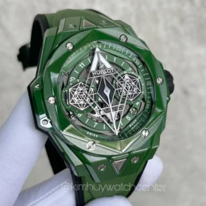 Sang Bleu II Chronograph Army Green Ceramic Limited Edition 200pcs