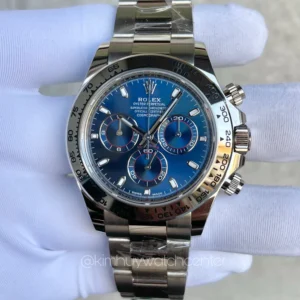 Daytona White Gold Blue Dial
