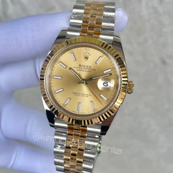 Datejust II Two-tone Yellow Gold & Steel Champagne Dial