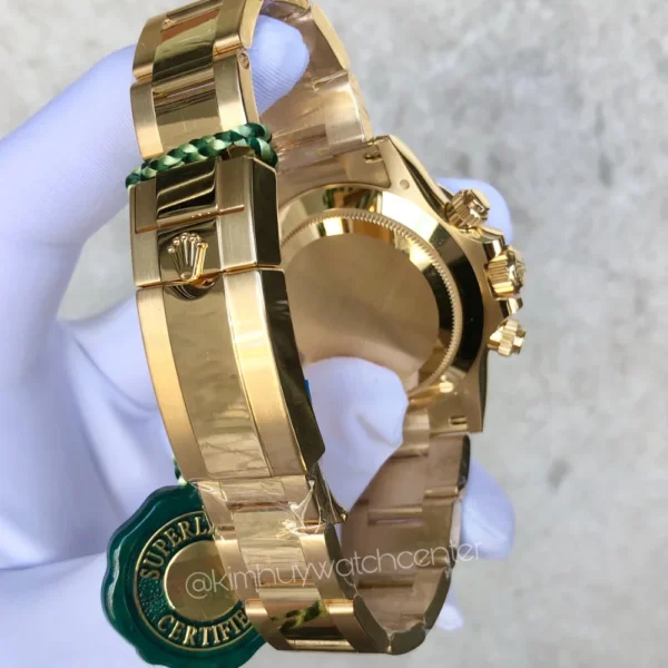 Daytona 116508 Yellow Gold Green Dial - Image 2