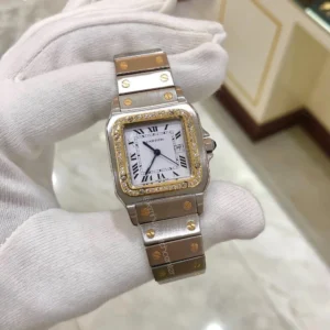 Cartier Two Tone Steel and Gold