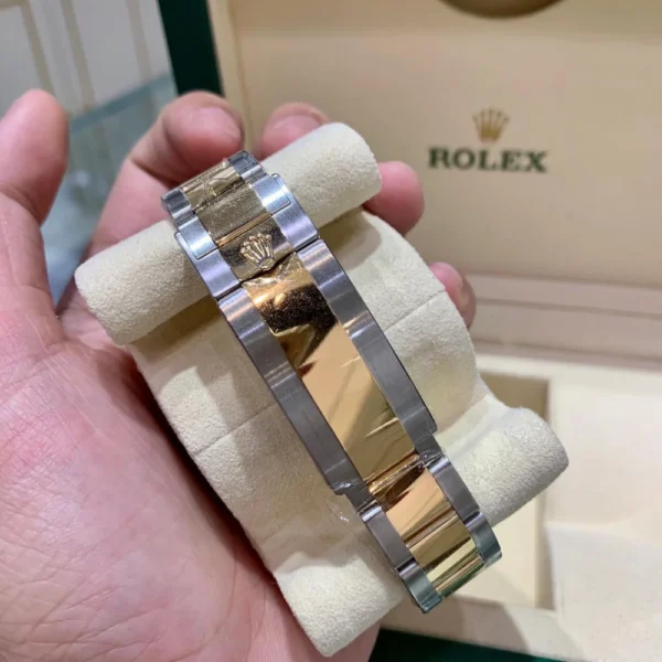 Rolex SUBMARINER Blue Dial Two Tone Yellow Gold and Steel Oyster Bracelet - Image 3