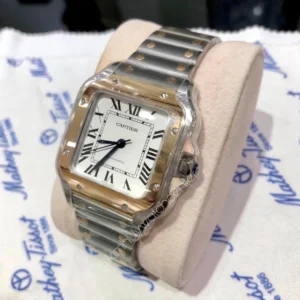 Cartier de Santos Two Tone Steel and Yellow