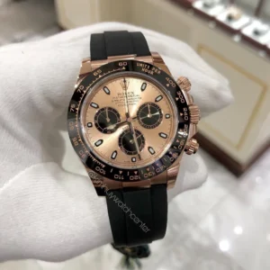 Rolex Daytona Rose Gold Panda Dial Ceramic Bezel