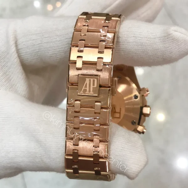 Audemars Piguet Royal Oak Blue Dial Rose Gold - Image 2