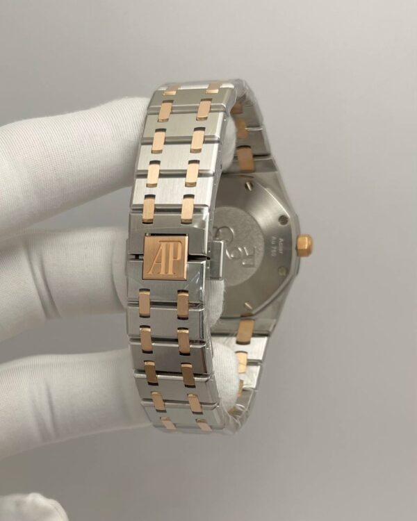 Audemars Piguet Royal Oak White Dial Twotone Rose Gold - Image 2