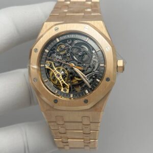 Audemars Piguet Royal Oak Chrono 15407OR Skeleton Dial Full Rose Gold