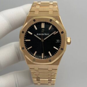 Audemars Piguet Royal Oak 15500OR Full Rose Gold Black Dial Stainless Steel