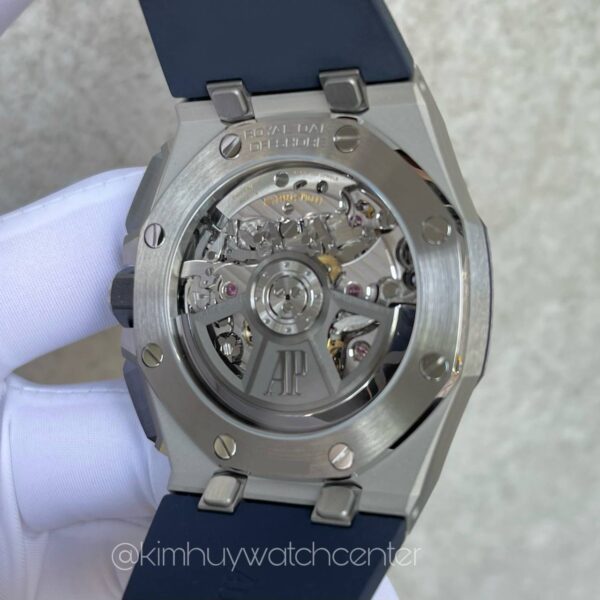 Audemars Piguet Royal Oak Offshore Chronograph 26420TI Blue Dial Rubber Strap Titanium - Image 2