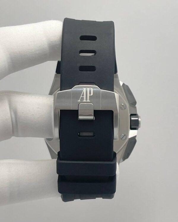 Audemars Piguet Royal Oak Offshore Smoke Dial Ceramic Bezel Steel Rubber Strap - Image 4