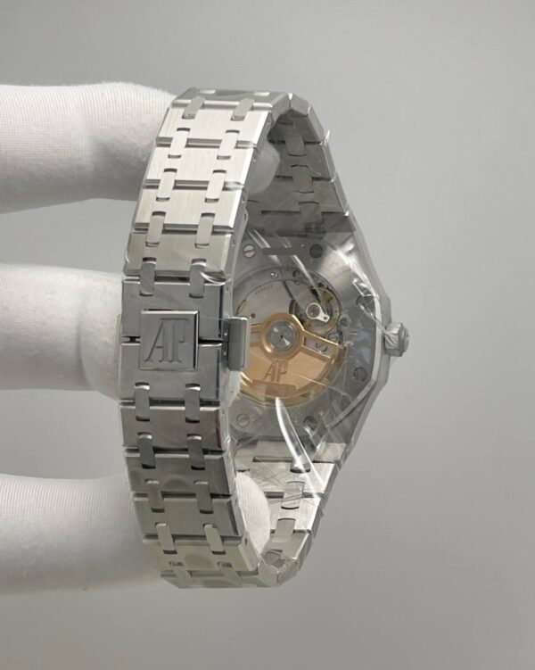 Audemars Piguet Royal Oak Blue Dial Diamond Bezel Stainless Steel - Image 2