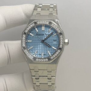 Audemars Piguet Royal Oak “50th Anniversary” Tiffany Ice Blue Dial Diamond Bezel
