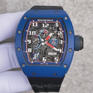 Richard Mille RM030 PSG Limited Edition Blue Ceramic and Red NTPT