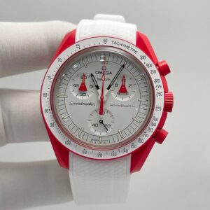 Omega Moonswatch Mission to Mars Red Bioceramic Case