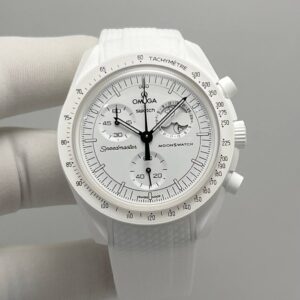 Omega Moonswatch Mission to Earth (White Snoopy) White Bioceramic Case