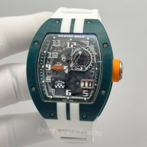 Richard Mille RM029 Lemans Edition Limited 150pcs Skeleton Dial Carbon Case Rubber Strap