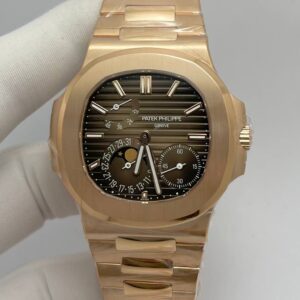 Patek Philippe Nautilus 57121R Sunburst Brown Dial