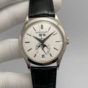 Patek Philippe Annual Calendar Moonphase 5396G White Dial White Gold