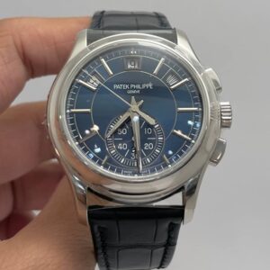 Patek Philippe Annual Calendar Chronograph 5905P Platinum Blue Dial