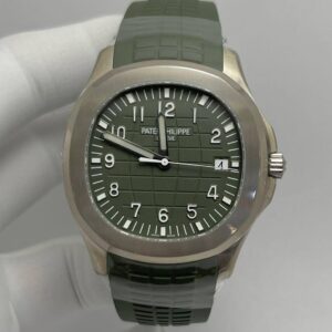 Patek Philippe Aquanaut 5168G White Gold Green Dial