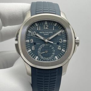 Patek Philippe Aquanaut 5164G Travel Time White Gold Blue Dial
