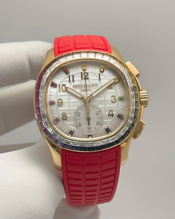 Patek Philippe Aquanaut 7968300R Luce Rainbow Rose Gold