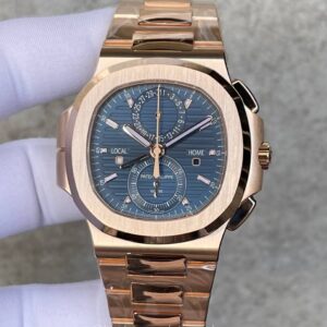 Patek Philippe Nautilus 59901R Travel Time Chronograph Blue Dial