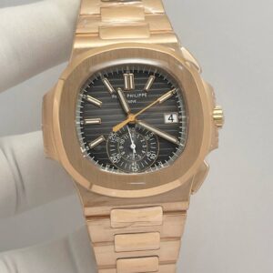 Patek Philippe Nautilus 59801R Full Rose Gold Black Dial
