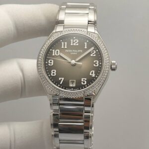 Patek Philippe Twenty-4 7300 Grey Dial Diamonds Bezel Stainless Steel 36MM Automatic