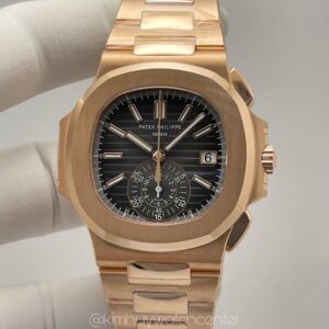 Patek Philippe Nautilus 59801R Full Rose Gold Black Dial