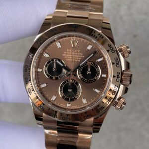 Rolex Daytona Chocolate Dial Full Rose Gold