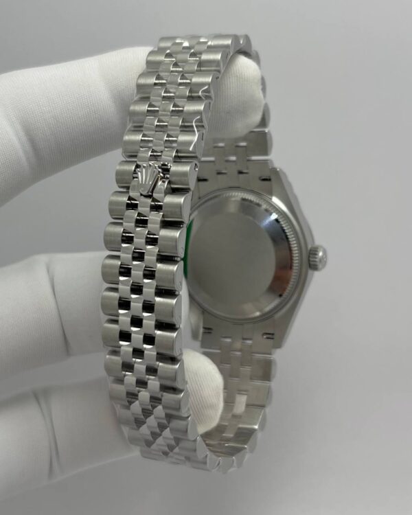 Rolex Datejust Blue Dial Fluted White Gold Bezel - Image 2