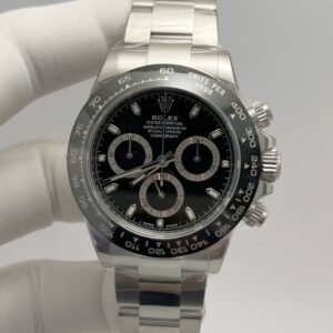 Rolex Daytona Black Dial Ceramic Bezel Stainless Steel