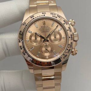 Rolex Daytona Baguette Diamond Dial Everose Gold