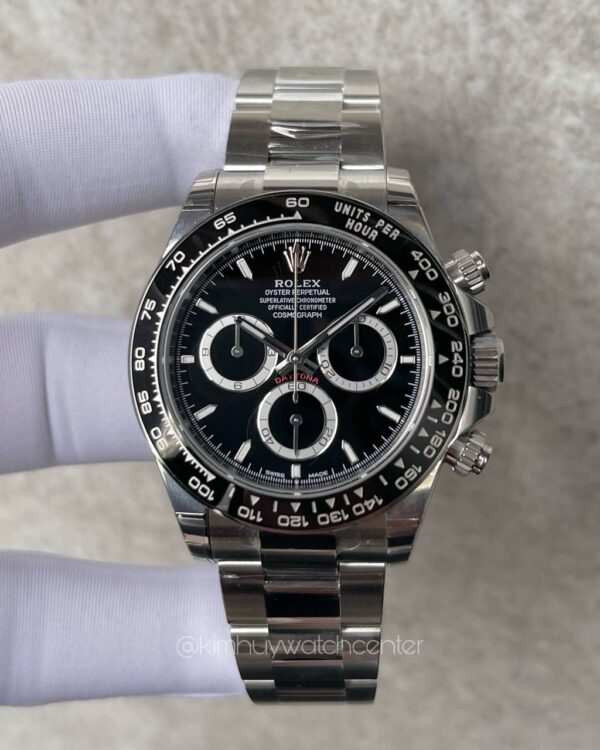 Rolex Daytona 126500 Black Dial Ceramic Ring Bezel