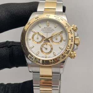 Rolex Daytona 116503 Twotone White Dial Yellow Gold